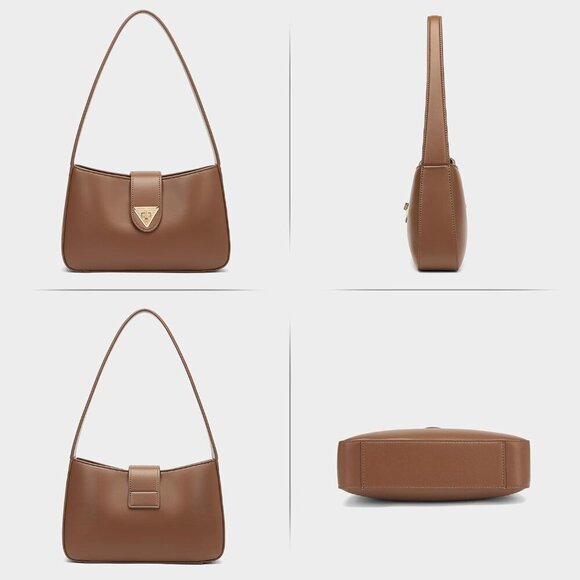 Shoulder Bag for Women Leather Hobo Tote Purse Elegant Casual - Picture 7 of 9